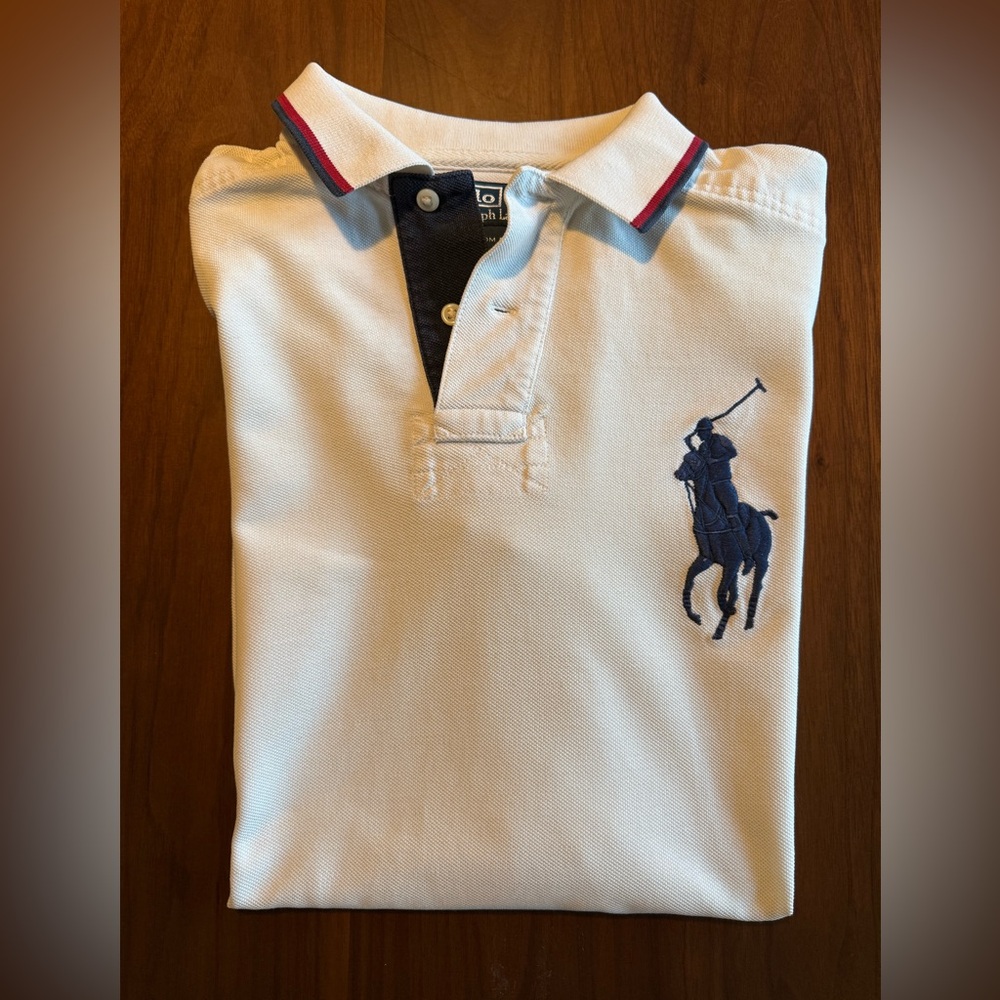 Polo by Ralph Lauren White Shirt (size M)